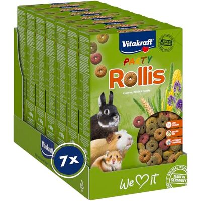 Vitakraft Rollis Party Multipack 7 Packungen à 500g Für Nager Vitakraft Rollis Party Multipack 7 Packungen à 500g Für Nager