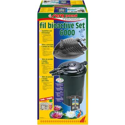 sera Pond fil bioactive Set 6000 Druckfilter-Set für Teiche bis 6.000 l inkl. PP 6000 Teichpumpe 5 m Schlauch & siporax Pond leistungsstark & geräuscharm sera Pond fil bioactive Set 6000 Druckfilter-Set für Teiche bis 6.000 l inkl. PP 6000 Teichpumpe 5 m Schlauch & siporax Pond leistungsstark & geräuscharm