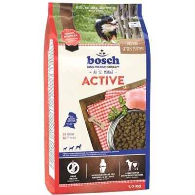 Bosch HPC Active Hundetrockenfutter für ausgewachsene Hunde aller Rassen mit gesteigerter Aktivität 1 x 3 kg Bosch HPC Active Hundetrockenfutter für ausgewachsene Hunde aller Rassen mit gesteigerter Aktivität 1 x 3 kg
