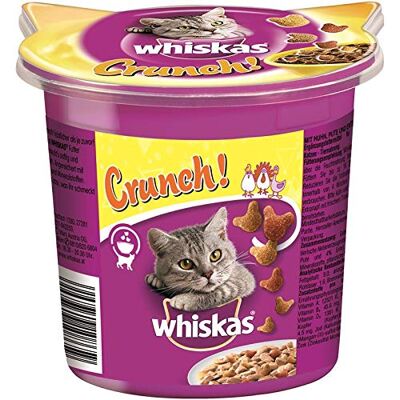 whiskas Crunch mit Huhn, Truthahn & Ente 5x 100gram Vorteilspack whiskas Crunch mit Huhn, Truthahn & Ente 5x 100gram Vorteilspack