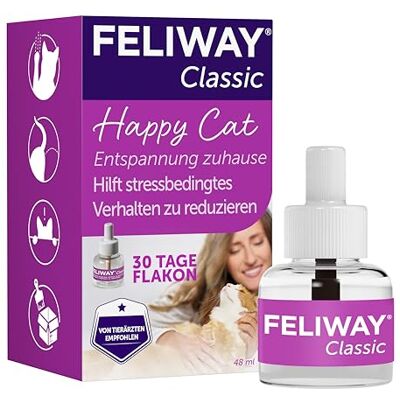 Feliway Classic 30-Tage Nachfüllung - Stressabbau bei Katzen Feliway Classic 30-Tage Nachfüllung - Stressabbau bei Katzen