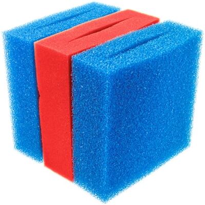 Pondlife 3X Filterschwamm Teichfilter geschlitzt kompatibel mit Oase BioTec 5, 25 x 25 x 8 cm, 2X Blau grob 1x Rot fein, Teichfilter Ersatzteile Pondlife 3X Filterschwamm Teichfilter geschlitzt kompatibel mit Oase BioTec 5, 25 x 25 x 8 cm, 2X Blau grob 1x Rot fein, Teichfilter Ersatzteile