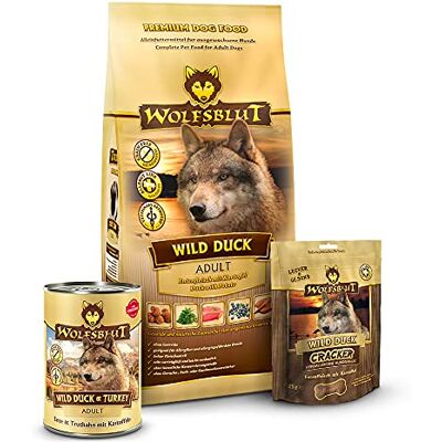 Wolfsblut Wild Duck Trockenfutter Mixpaket 2 kg + 395g + 225g Trockenfutter Hundefutter Getreidefrei Probierpaket Wolfsblut Wild Duck Trockenfutter Mixpaket 2 kg + 395g + 225g Trockenfutter Hundefutter Getreidefrei Probierpaket