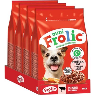 Frolic Mini Hovädzie - 4x1,5kg - Hundefutter Frolic Mini Hovädzie - 4x1,5kg - Hundefutter