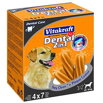 VITAKRAFT Dental 3 in 1 Misura M Hundesnacks VITAKRAFT Dental 3 in 1 Misura M Hundesnacks