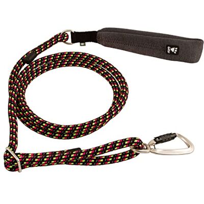 Hurtta - Rope Leash Eco - Neon licorice - 120-180 cm - Leash Hurtta - Rope Leash Eco - Neon licorice - 120-180 cm - Leash