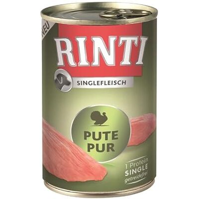 Rinti Dose Singlefleisch Pute Pur 400g Rinti Dose Singlefleisch Pute Pur 400g
