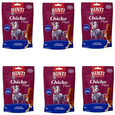 Rinti Chicko Plus Entenkeulchen 6er Pack 6 x 80 g Aus frischem Entenbrustfilet zubereitet Schonend luftgetrocknet Wiederverschließbar Ohne Soja und Fleischmehle Rinti Chicko Plus Entenkeulchen 6er Pack 6 x 80 g Aus frischem Entenbrustfilet zubereitet Schonend luftgetrocknet Wiederverschließbar Ohne Soja und Fleischmehle