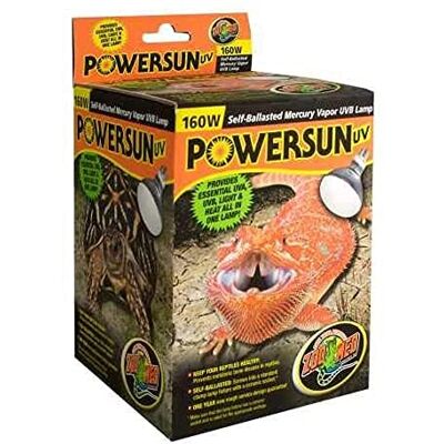 Zoo Med PUV-10E PowerSun UV Lampe für Reptilien 160 Watt Zoo Med PUV-10E PowerSun UV Lampe für Reptilien 160 Watt