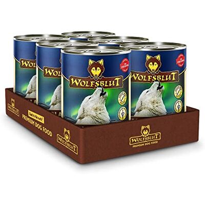 Wolfsblut – Polar Night Adult Nassfutter mit natürlichen Zutaten und wertvollen Superfoods für ausgewachsene Hunde. Getreidefreies Alleinfutter ohne Zusatzstoffe in der Dose 6x395g Rentier Wolfsblut – Polar Night Adult Nassfutter mit natürlichen Zutaten und wertvollen Superfoods für ausgewachsene Hunde. Getreidefreies Alleinfutter ohne Zusatzstoffe in der Dose 6x395g Rentier