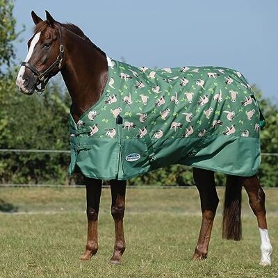 WeatherBeeta ComFiTec Essential Standard Neck Medium, Faultier-Druck, 122 cm WeatherBeeta ComFiTec Essential Standard Neck Medium, Faultier-Druck, 122 cm