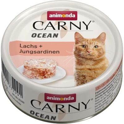ANIMONDA Carny Ocean - Fisch, Lachs & Sardinen - Nassfutter für Katzen ANIMONDA Carny Ocean - Fisch, Lachs & Sardinen - Nassfutter für Katzen