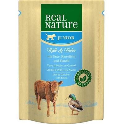 REAL NATURE Junior Kalb, Huhn, Ente 6x300g REAL NATURE Junior Kalb, Huhn, Ente 6x300g