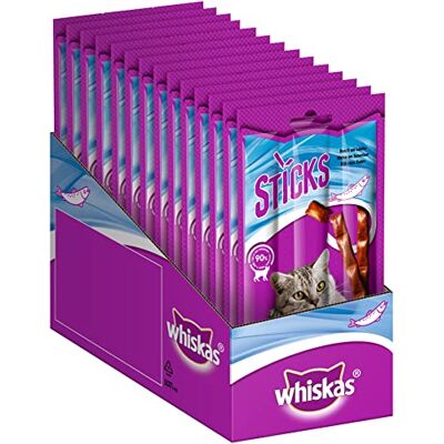 whiskas Sticks Reich an Lachs 14 x 6 Stück whiskas Sticks Reich an Lachs 14 x 6 Stück