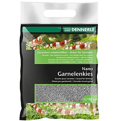 Dennerle Nano Garnelenkies CO2 beständiger Aquarienkies Geeignet für Garnelen und Krebse (Arkansas Grau)… Dennerle Nano Garnelenkies CO2 beständiger Aquarienkies Geeignet für Garnelen und Krebse (Arkansas Grau)…