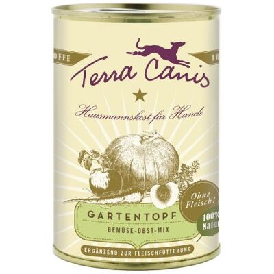 Terra Canis Gartentopf, Gemüse-Obst-Mix 12 x 400 g, Ergänzung Fleischfütterung Terra Canis Gartentopf, Gemüse-Obst-Mix 12 x 400 g, Ergänzung Fleischfütterung