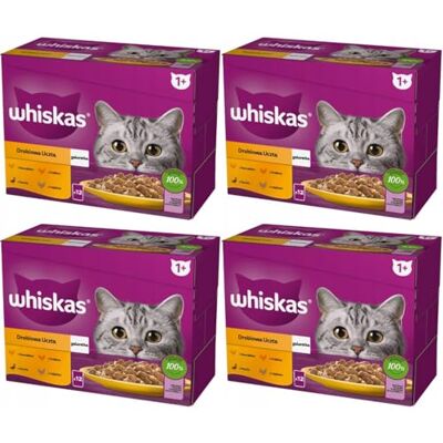 WHISKAS Adult Geflügelschmaus Nassfutter für Katzen WHISKAS Adult Geflügelschmaus Nassfutter für Katzen