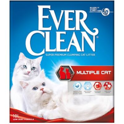 Ever Clean Katzenstreu Multiple Cat, 10 l, Einheitsgröße, EEVC017 Ever Clean Katzenstreu Multiple Cat, 10 l, Einheitsgröße, EEVC017