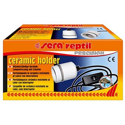 sera reptil ceramic holder Keramikfassung mit Zuleitung und Schalter für Terrarieninstallationen, 1 Stück (1er Pack) sera reptil ceramic holder Keramikfassung mit Zuleitung und Schalter für Terrarieninstallationen, 1 Stück (1er Pack)