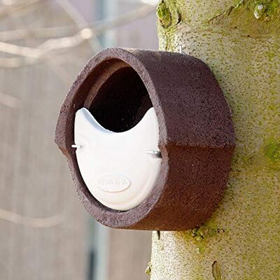 CJ Wildlife Nistkasten – Vogelnistkasten für draußen wetterfest – Holzbeton Woodstone Braun – für Rotkehlchen Zaunkönige – langlebig, isoliert, atmungsaktiv CJ Wildlife Nistkasten – Vogelnistkasten für draußen wetterfest – Holzbeton Woodstone Braun – für Rotkehlchen Zaunkönige – langlebig, isoliert, atmungsaktiv