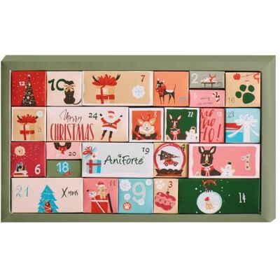 AniForte Premium Adventskalender für Hunde 2026 Natürliche Hundesnacks, Leckerli & Produkte, Weihnachtskalender XXL für alle Altersstufen, getreidefrei AniForte Premium Adventskalender für Hunde 2026 Natürliche Hundesnacks, Leckerli & Produkte, Weihnachtskalender XXL für alle Altersstufen, getreidefrei