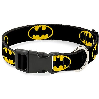 Buckle-Down - Batman Logo - Größe S - Halsumfang 23-38 cm - Hundehalsband Buckle-Down - Batman Logo - Größe S - Halsumfang 23-38 cm - Hundehalsband
