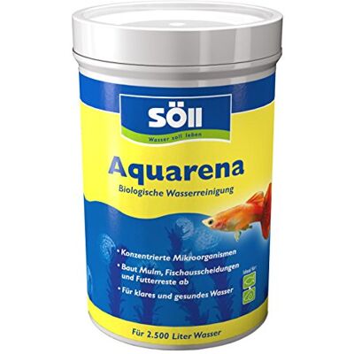 Söll 80373 Aquarena, 250 g biologischer Wasserreiniger für Aquarium, Klarwasserbakterien zur Pflege von Aquarienwasser, neutralisiert Schadstoffe Söll 80373 Aquarena, 250 g biologischer Wasserreiniger für Aquarium, Klarwasserbakterien zur Pflege von Aquarienwasser, neutralisiert Schadstoffe