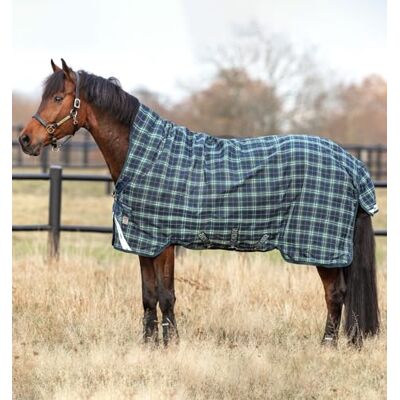 Horseware ® Rhino® Wug Vari-Layer Pferdedecke, 250 g, Jägerkaro, Grün und Marineblau, 190,5 cm Horseware ® Rhino® Wug Vari-Layer Pferdedecke, 250 g, Jägerkaro, Grün und Marineblau, 190,5 cm