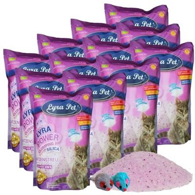 Lyra Pet ® 12 x 5 L = 60L Lyra Power Silikat klumpend Katzenstreu + 2 Mäuse Clumping Silica Stark Klumpende Katzenstreu Neutralisiert den Geruch Staubfrei Nachfüllen statt Neufüllen Lyra Pet ® 12 x 5 L = 60L Lyra Power Silikat klumpend Katzenstreu + 2 Mäuse Clumping Silica Stark Klumpende Katzenstreu Neutralisiert den Geruch Staubfrei Nachfüllen statt Neufüllen