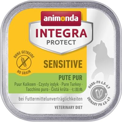 Animonda Sensitive Pute Pur (16 x 100 g), Katzen Diätfutter bei Futtermittelallergie, sensitives Katzenfutter für allergische Katzen, Katzennassfutter ohne Getreide Animonda Sensitive Pute Pur (16 x 100 g), Katzen Diätfutter bei Futtermittelallergie, sensitives Katzenfutter für allergische Katzen, Katzennassfutter ohne Getreide