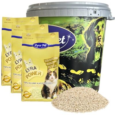 Lyra Pet ® 7,5 kg Tofu Katzenstreu in 30 L Tonne klumpend Klumpstreu Parfümfreie Klumpstreu 300 % Saugkraft Aus Erbsenprotein Auch für empfindliche Katzen Staubfrei Lyra Pet ® 7,5 kg Tofu Katzenstreu in 30 L Tonne klumpend Klumpstreu Parfümfreie Klumpstreu 300 % Saugkraft Aus Erbsenprotein Auch für empfindliche Katzen Staubfrei