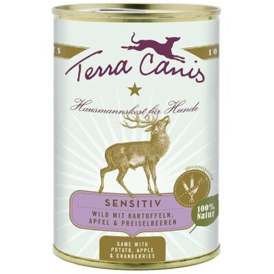 Terra Canis Wild mit Kartoffel, Apfel und Preiselbeere getreidefrei Nassfutter 12x400g Terra Canis Wild mit Kartoffel, Apfel und Preiselbeere getreidefrei Nassfutter 12x400g