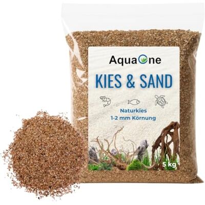 AquaOne Aquarium Kies Sand 5 kg I Bodengrund hell schwarz bunt fein mittel grob I Aquariumkies Premium Qualität I Quarzsand Aquariumkies Deko Aquascaping Körnung (Bernstein 1-2mm) AquaOne Aquarium Kies Sand 5 kg I Bodengrund hell schwarz bunt fein mittel grob I Aquariumkies Premium Qualität I Quarzsand Aquariumkies Deko Aquascaping Körnung (Bernstein 1-2mm)