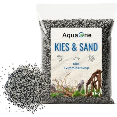 AquaOne Aquarium Kies Sand 5 kg I Bodengrund hell schwarz bunt fein mittel grob I Aquariumkies Premium Qualität I Quarzsand Aquariumkies Deko Aquascaping Körnung (zambesi 1-2mm) AquaOne Aquarium Kies Sand 5 kg I Bodengrund hell schwarz bunt fein mittel grob I Aquariumkies Premium Qualität I Quarzsand Aquariumkies Deko Aquascaping Körnung (zambesi 1-2mm)