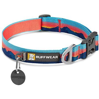 RUFFWEAR Crag Hundehalsband, Reflektierendes und Bequemes Halsband für den Täglichen Gebrauch, Sonnenuntergang, 51–66 cm RUFFWEAR Crag Hundehalsband, Reflektierendes und Bequemes Halsband für den Täglichen Gebrauch, Sonnenuntergang, 51–66 cm