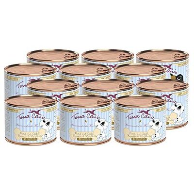 Terra Canis Rind mit Apfel, Karotte und Hagebutte, 12er Pack (12 x 200 g) Terra Canis Rind mit Apfel, Karotte und Hagebutte, 12er Pack (12 x 200 g)
