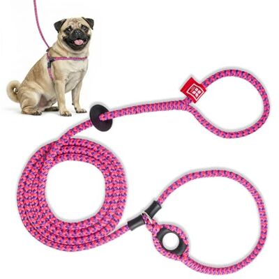Harness Lead Hundegeschirr und Leine, Anti-Zieh-Hundegeschirr, einteiliges gepolstertes Seil, verhindert sicher das Entweichen und Ziehen, der Neue Einsatz ist herausnehmbar (Größe S/M, Rosa/Lila) Harness Lead Hundegeschirr und Leine, Anti-Zieh-Hundegeschirr, einteiliges gepolstertes Seil, verhindert sicher das Entweichen und Ziehen, der Neue Einsatz ist herausnehmbar (Größe S/M, Rosa/Lila)