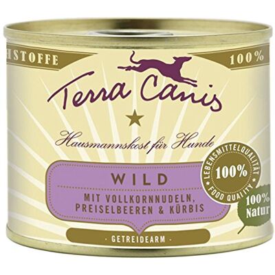 Terra Canis classic Wild mit Kürbis, Preiselbeeren und Vollkornnudeln 200 g Terra Canis classic Wild mit Kürbis, Preiselbeeren und Vollkornnudeln 200 g