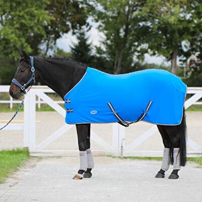 York Polarfleecedecke Abschwitzdecke Fleecedecke Pferdedecke Britta m. Kreuzgurt (155 cm, blau) York Polarfleecedecke Abschwitzdecke Fleecedecke Pferdedecke Britta m. Kreuzgurt (155 cm, blau)