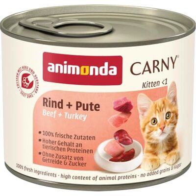 Animonda Carny Rind und Truthahn Katzenfutter - 12 x 200g Animonda Carny Rind und Truthahn Katzenfutter - 12 x 200g