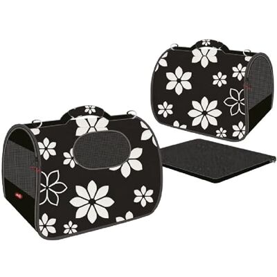 Zolux Transporttasche für Hund und Katze Nomad Flower M stilvolles Design Zolux Transporttasche für Hund und Katze Nomad Flower M stilvolles Design