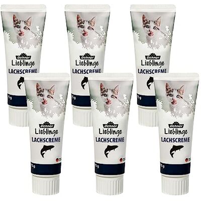 Dehner Katzensnack Lachscreme 6x75g - Katzensnack Dehner Katzensnack Lachscreme 6x75g - Katzensnack