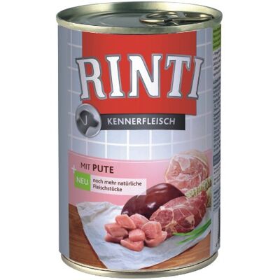 Rinti Pur Kennerfleisch Pute für Hunde, 24er Pack (24 x 400 g) Rinti Pur Kennerfleisch Pute für Hunde, 24er Pack (24 x 400 g)
