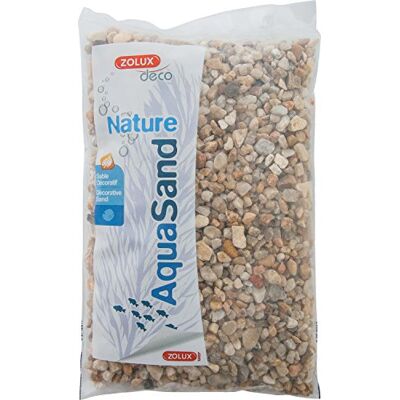 Zolux Kies Natur für Aquarium Quartz Große von 3 bis 8 mm von granulométie – 1 kg Zolux Kies Natur für Aquarium Quartz Große von 3 bis 8 mm von granulométie – 1 kg