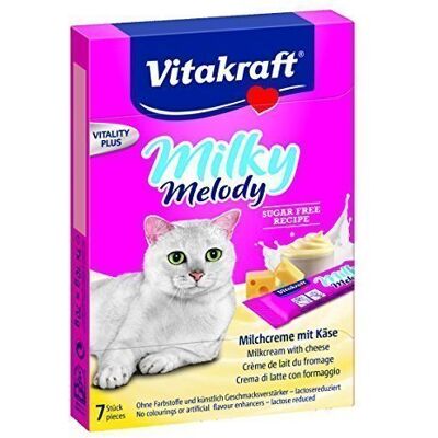 Vitakraft Milky Melody Katzensnacks - Laktosearm, Taurin Angereichert Vitakraft Milky Melody Katzensnacks - Laktosearm, Taurin Angereichert