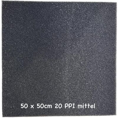 Koi- und Bonsaipark Herdecke KH 1x Filterschaum in schwarz Filterschwamm Teichfilter -Filtermatten für Aquarien Filtermaterial- 50x50x3cm- PPI0-PPI20-PPI30-grob mittel-fein-Hamburger Mattenfilter (mittel 50x50x3 cm 20 PPI) Koi- und Bonsaipark Herdecke KH 1x Filterschaum in schwarz Filterschwamm Teichfilter -Filtermatten für Aquarien Filtermaterial- 50x50x3cm- PPI0-PPI20-PPI30-grob mittel-fein-Hamburger Mattenfilter (mittel 50x50x3 cm 20 PPI)
