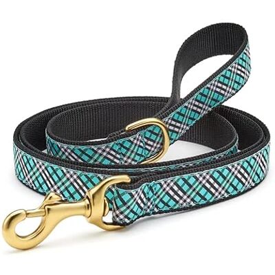 Up Country Aqua Plaid Lead 5 schmal (Breite 5/8) Hundeleine Up Country Aqua Plaid Lead 5 schmal (Breite 5/8) Hundeleine