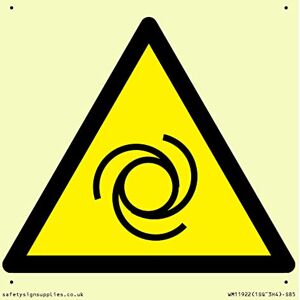 Viking W018 Warnung: Automatisches Start-up-Schild – 85 x 85 mm – S85 Viking W018 Warnung: Automatisches Start-up-Schild – 85 x 85 mm – S85