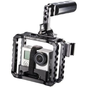 Walimex pro Aptaris Cage Action Set für GoPro Hero 2/3/3+ inkl. Handgriff, Caseless Mount und Kamerakäfig Walimex pro Aptaris Cage Action Set für GoPro Hero 2/3/3+ inkl. Handgriff, Caseless Mount und Kamerakäfig