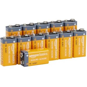 Amazon Alkali-Batterien, 9 V, 9 V/6LR61, 5 Jahre lagerfähig, für Rauch-/CO-Melder, Elektronik und Audio, 12 Stück Amazon Alkali-Batterien, 9 V, 9 V/6LR61, 5 Jahre lagerfähig, für Rauch-/CO-Melder, Elektronik und Audio, 12 Stück